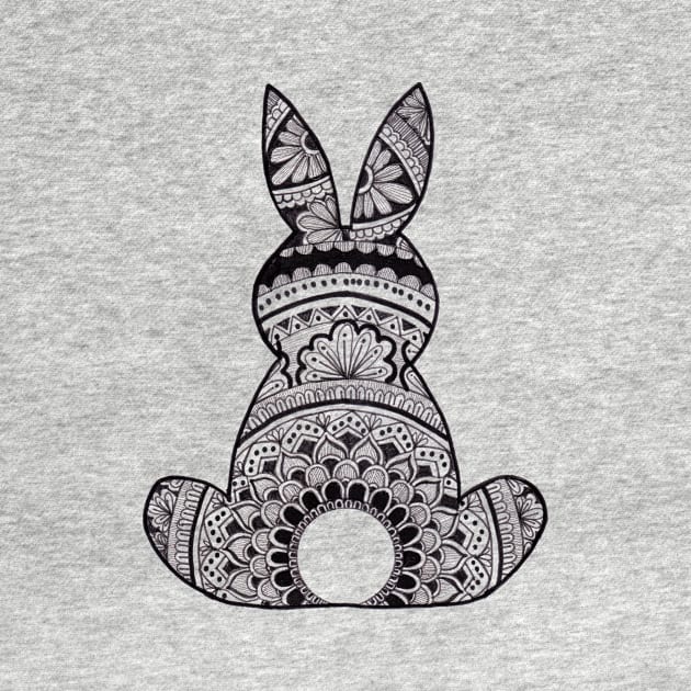 Bunny Rabbit Mandala by Mandala & Me